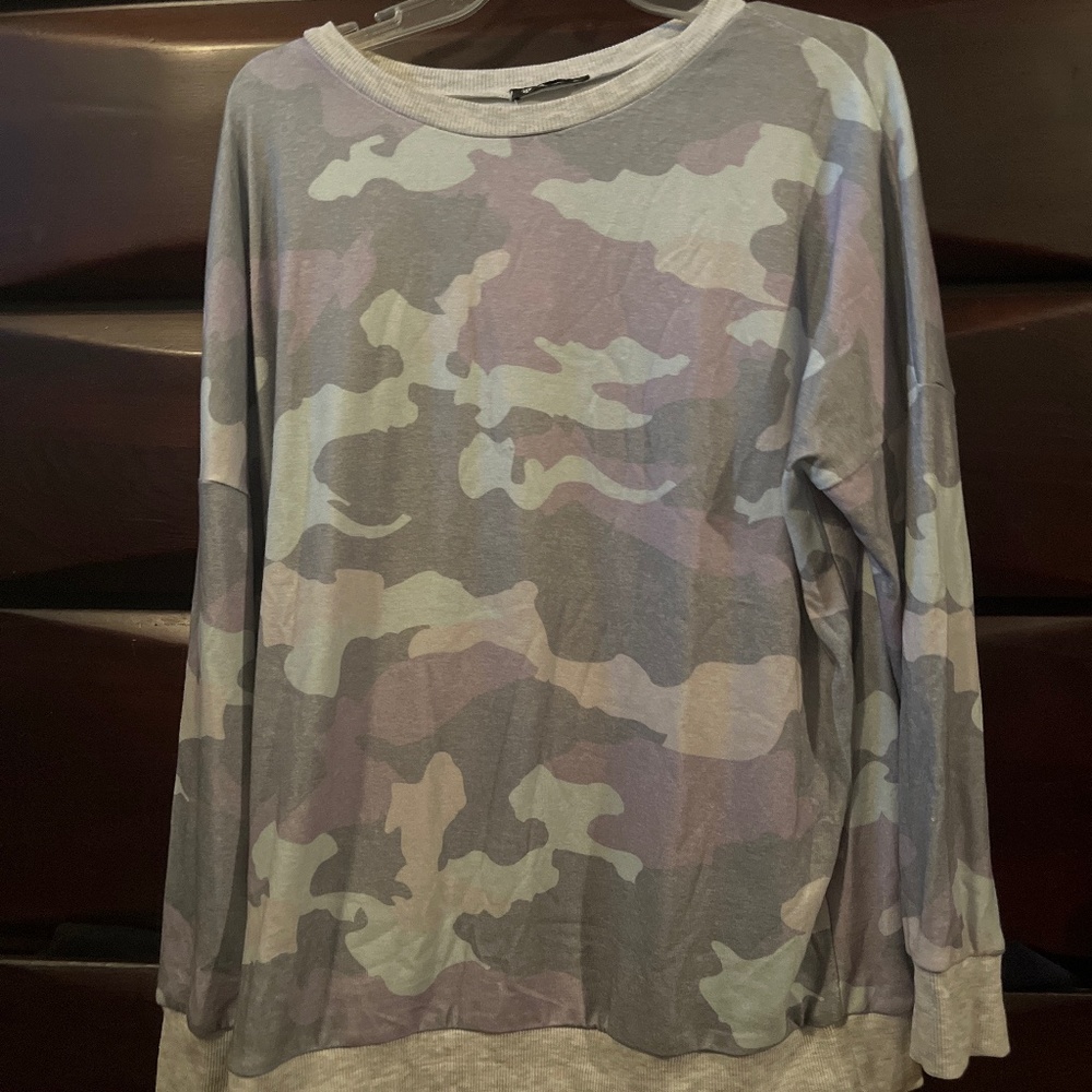Camo long sleeved shirt